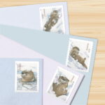 USPS-otters-in-discount-snow-forever-stamps-cheap-in-bulk