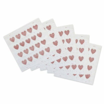 book of 100 discount USPS love stamp made of hearts postage cheap forever stamps in bulk for sale