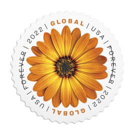 discount USPS Global African Daisy Stamp cheap forever stamps for sale in bulk