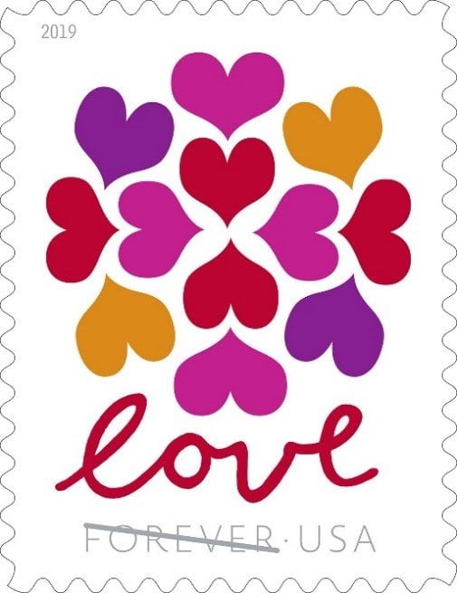 buy hearts blossom love stamps