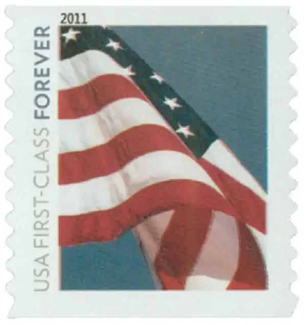 US Flag stamp 2010 
