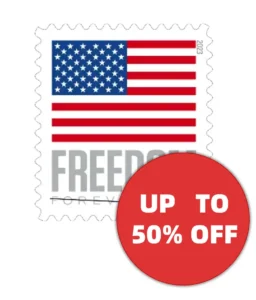 Best way for buying USPS stamps for 50% OFF