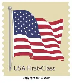 us flag stamps 2007: The First Forever Stamp