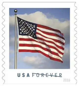 US flag stamp 2016