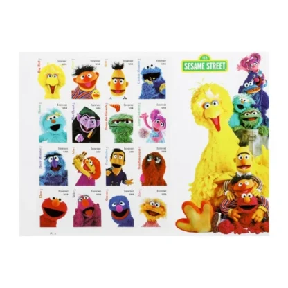 book of discount USPS Sesame street postage stamps cheap forever stamp in bulk for sale