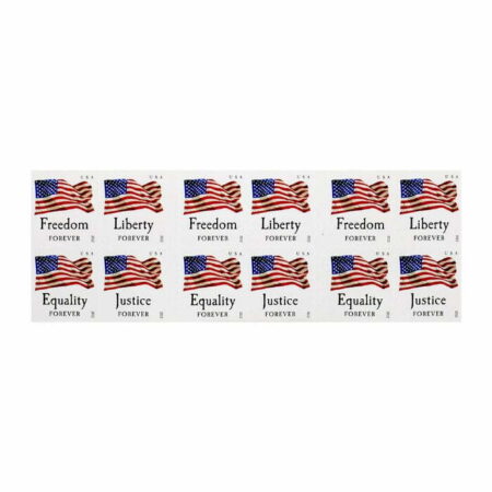 discount sheet of 100 USPS 2012 us flag postage stamps cheap forever stamp in bulk for sale