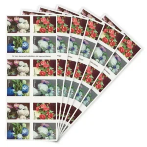 flower from the garden 5 book of stamps cost cheap in bulk, 2023 on sale