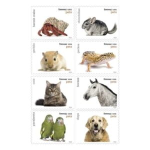 discount USPS animals pets postage stamp cheap forever stamps in bulk for sale