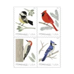 2018-Birds-In-Winter-Cardinal-Stamps-cheap-in-bulk-3